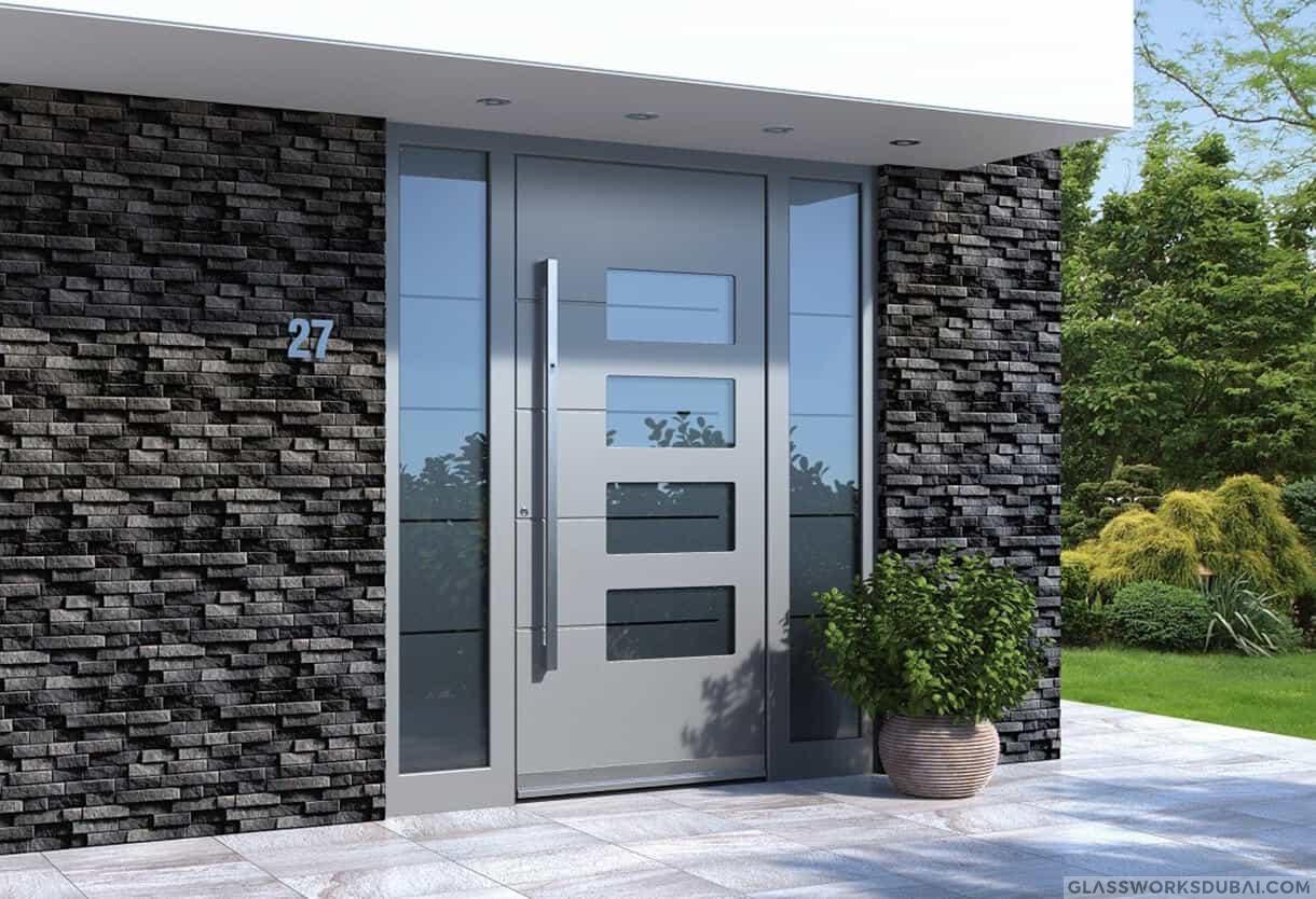 aluminium entrance doors