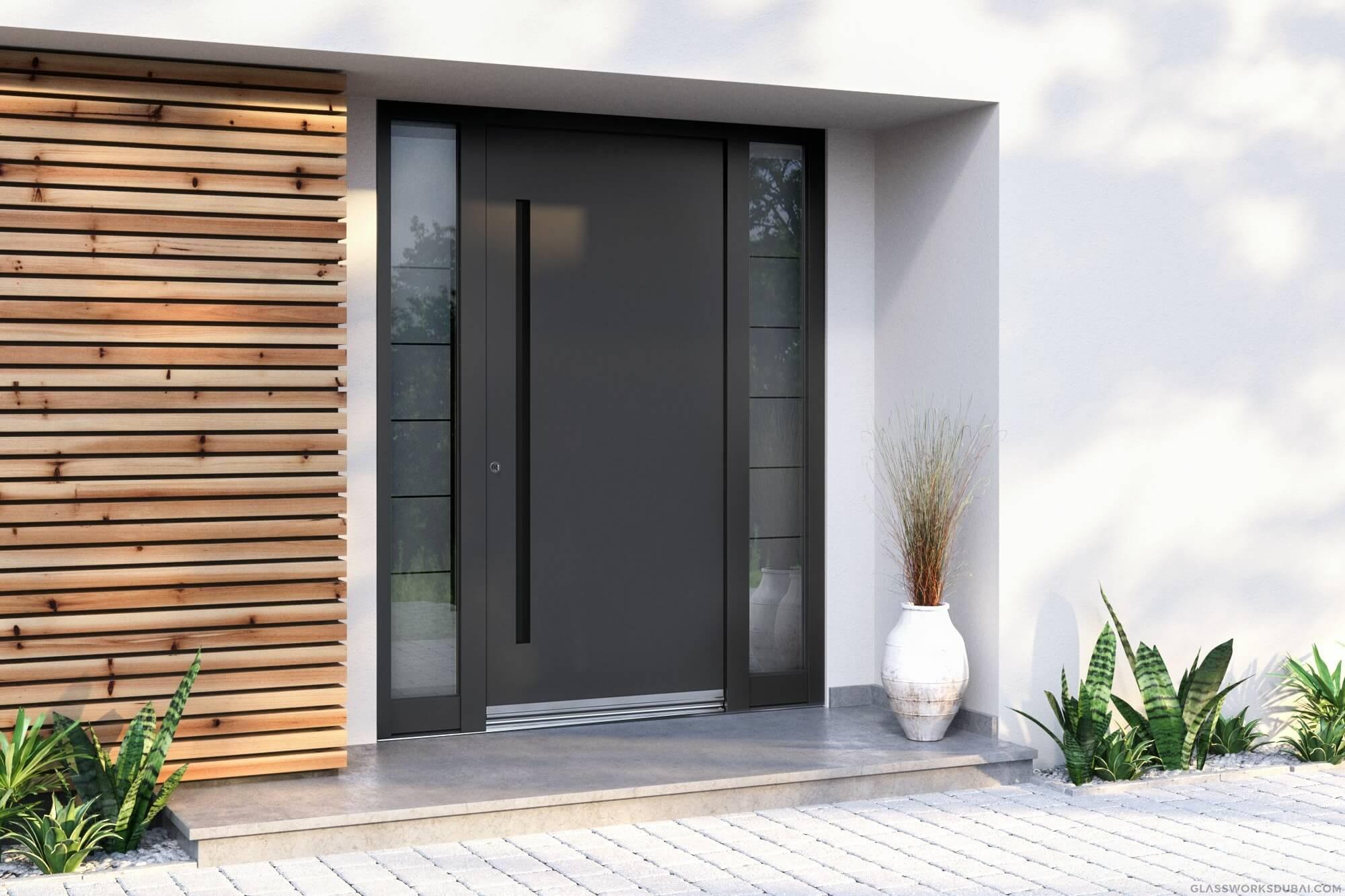 aluminium entrance doors