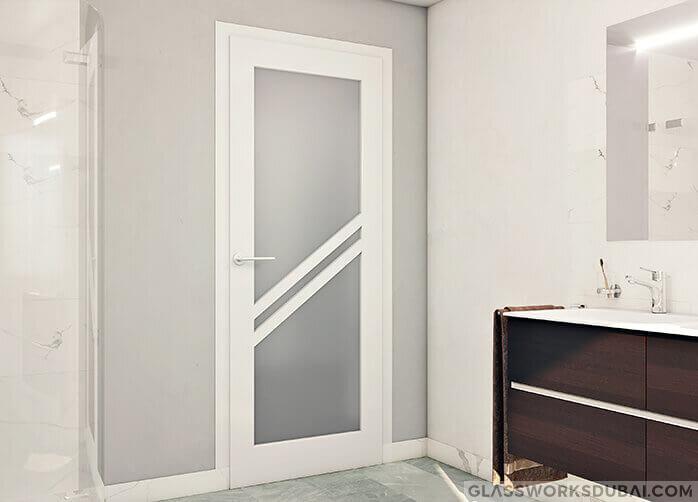 Aluminum Bathroom Door